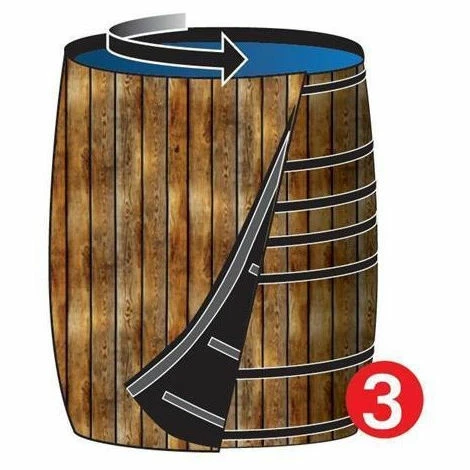 MULTITANKS Housse Décorative Pour Fut / Bidon De 120 Litres Environ 5 MULTITANKS Housse Décorative Pour Fut / Bidon De 120 Litres Environ – Image 3