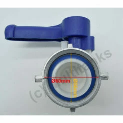 MULTITANKS Vanne Papillon Avec écrou Flottant En Aluminium S60x6 Pour Cuve 1000 Litres IBC - S60x6 8 MULTITANKS Vanne Papillon Avec écrou Flottant En Aluminium S60x6 Pour Cuve 1000 Litres IBC - S60x6 -Promos Récupération Magasin 9182328 2