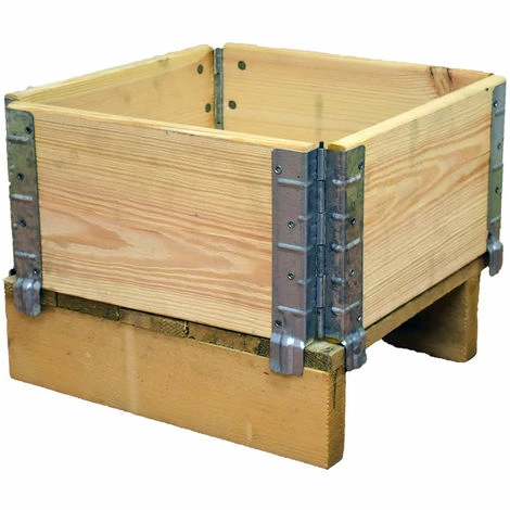 MULTITANKS Réhausse De Palette En Bois Naturel 400x400mm 4 MULTITANKS Réhausse De Palette En Bois Naturel 400x400mm – Image 2